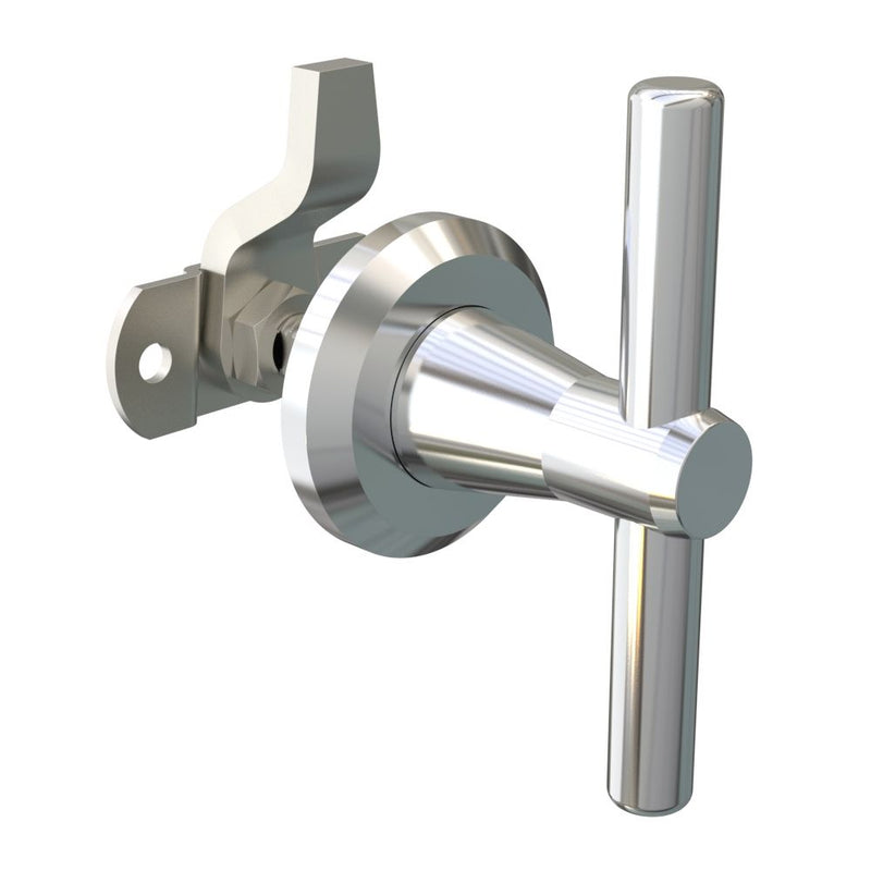 SOUTHCO Cam Latch, Large Size, Three Point, Offset Cam, Zinc Alloy, Chrome Plated [68-70-301-20]