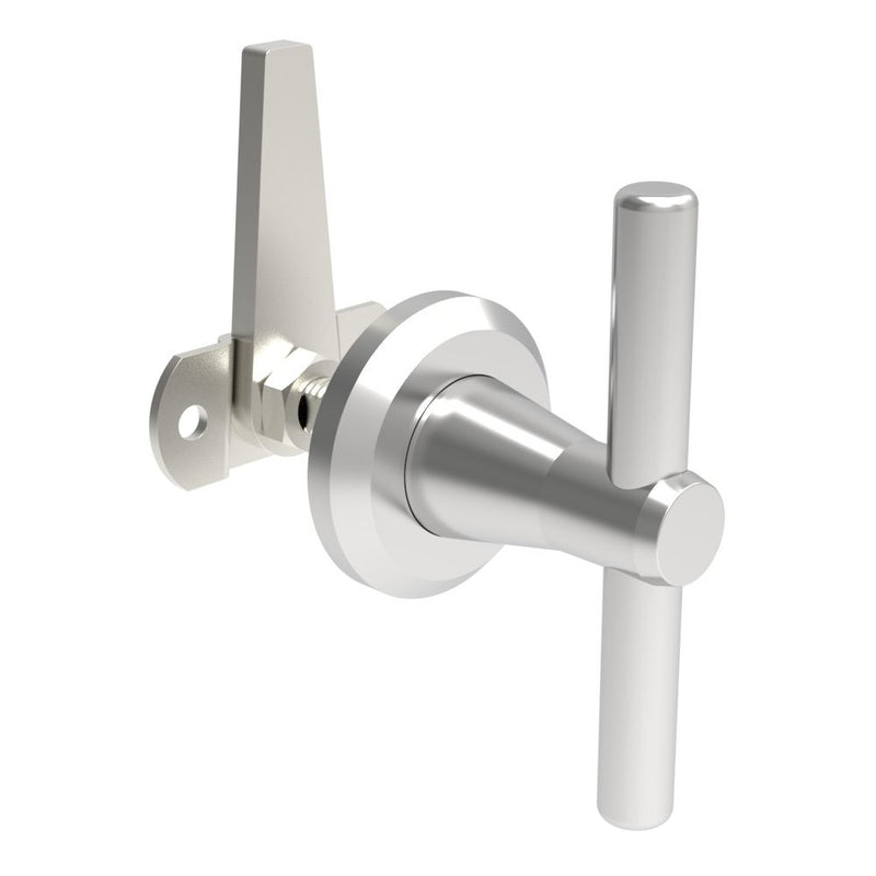 SOUTHCO Cam Latch, Large Size, Three Point, Straight Cam, Zinc Alloy, Zinc Plated, Bright Chromate [68-70-302-10]