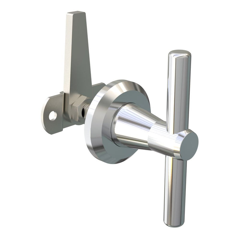 SOUTHCO Cam Latch, Large Size, Three Point, Straight Cam, Zinc Alloy, Chrome Plated [68-70-302-20]