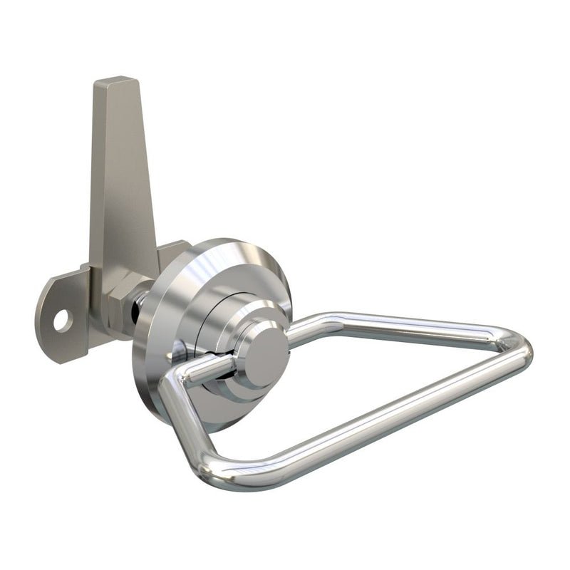 SOUTHCO Cam Latch, Large Size, Bail Handle, Three Point, Straight Cam, Zinc Alloy, Chrome Plated [68-80-302-20]