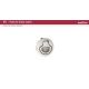 SOUTHCO Push-to-Close Latch, Small Size, Key Locking, 1 - 21mm (.04 - .83 in) Door thickness, 23mm (.91 in) Grip, 316 Stainless Steel, Electropolished [M1-15-41-8]