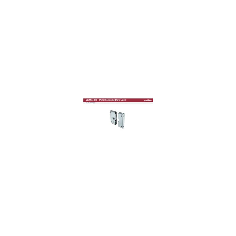 SOUTHCO Rotolock Butt-Joint Panel Fastening Latch, Mortise Mount, Standard Latch, Steel, Zinc, Hot-Dip Galvanized [R2-0055-17]
