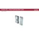 SOUTHCO Rotolock Butt-Joint Panel Fastening Latch, Rear Mount, Standard Latch, Steel, Hot-Dip Galvanized [R2-0169-17]