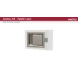 SOUTHCO Push-to-Close Latch, Large Size, Non-Locking, 11.9mm (.47 in) Grip, Stainless Steel, Brushed Finish [64-10-301-50]