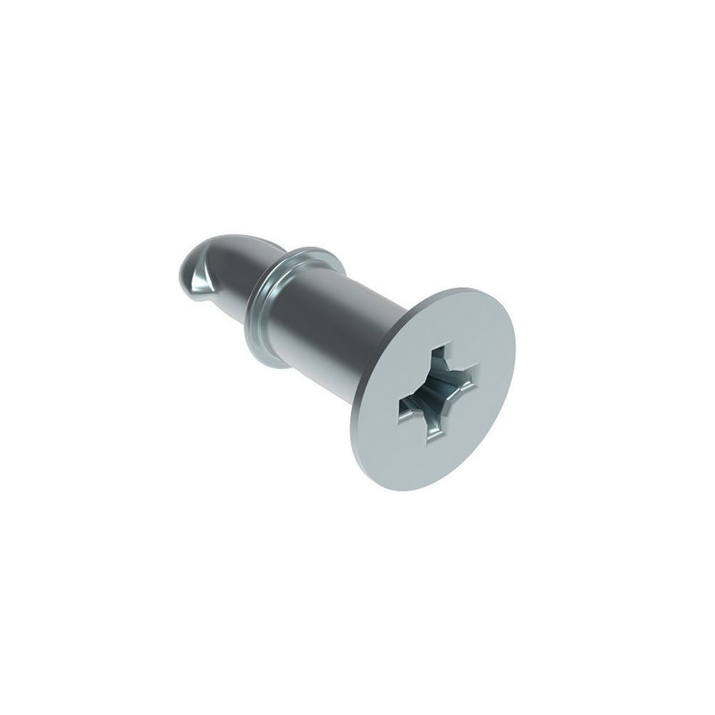 SOUTHCO DZUS® Lion Quarter-Turn Stud, Small Size, Phillips, Flush, Steel Zinc Plate, Bright chromate [81-19-220-16]