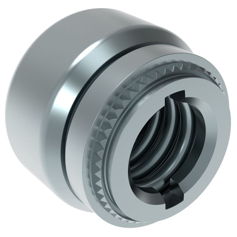 SOUTHCO DZUS® Lion Quarter-Turn Receptacle, Small Size, Steel Zinc Plate, Bright chromate [81-35-311-55]