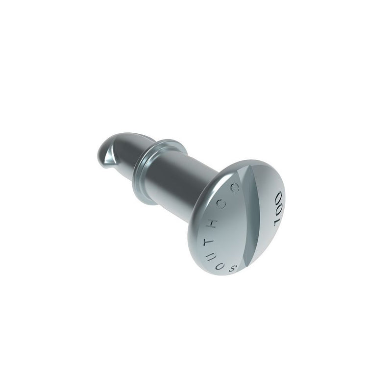 SOUTHCO DZUS® Lion Quarter-Turn Stud, Medium Size, Slotted Recess, Steel Zinc Plate, Bright chromate [82-11-360-16]