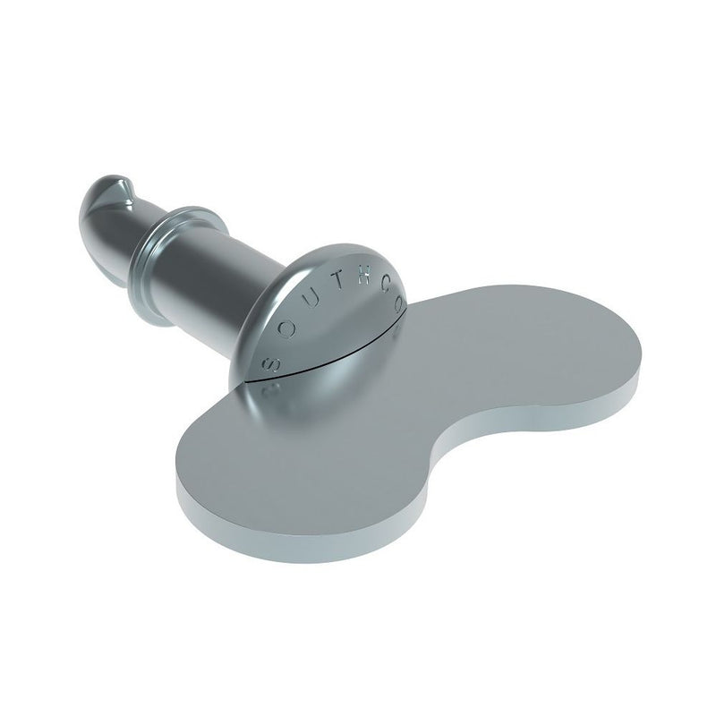 SOUTHCO DZUS® Lion Quarter-Turn Stud, Medium Size, Wing, Steel Zinc Plate, Bright chromate [82-12-340-16]