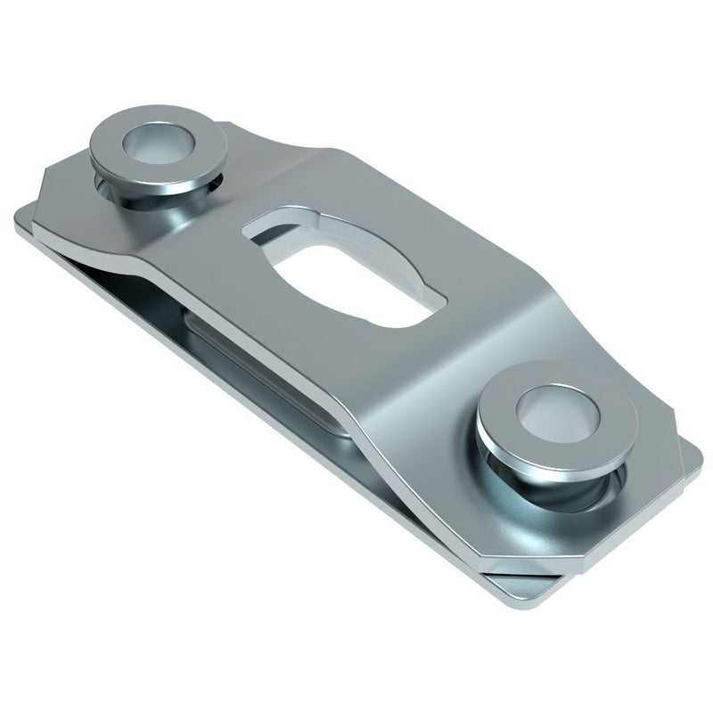 SOUTHCO DZUS® Lion Quarter-Turn Receptacle, Medium Size, Rivet / Screw (thru hole), Steel Zinc Immersion Coating [82-35-302-15]