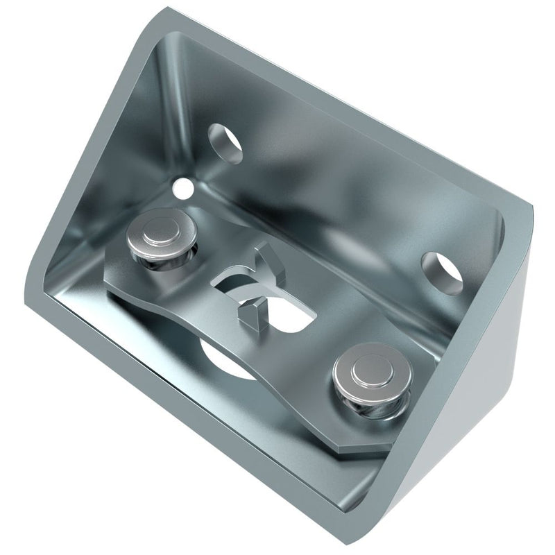 SOUTHCO DZUS® Lion Quarter-Turn Receptacle, Medium Size, Steel Zinc Immersion Coating [82-45-101-15]