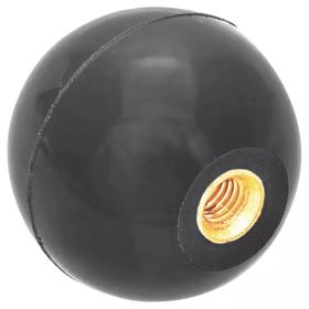Essentra Ball Knob 32.0 mm M10 Aluminium Natural [498459]; 10285367