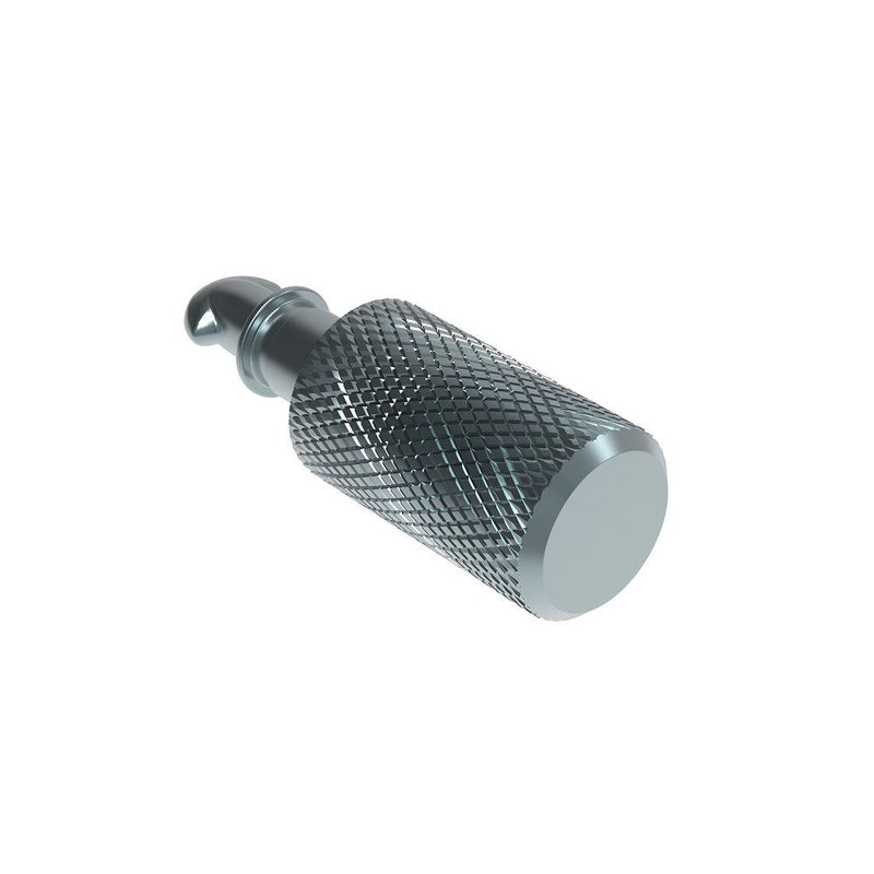 SOUTHCO DZUS® Lion Quarter-Turn Stud, Large Size, Knurled, Steel Zinc Plate, Bright chromate [85-13-520-16]