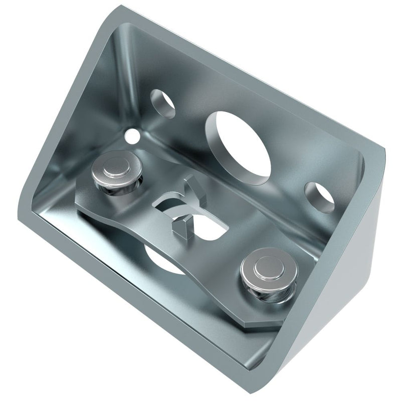 SOUTHCO DZUS® Lion Quarter-Turn Receptacle, Large Size, Steel Zinc Immersion Coating [85-45-101-15]