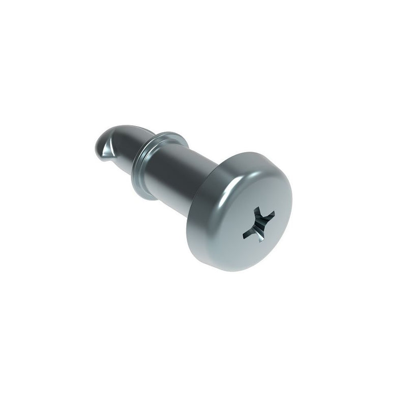 SOUTHCO DZUS® Lion Quarter-Turn Stud, Large Size, Phillips Recess, Steel Zinc Plate, Bright chromate [85-P-100-16]