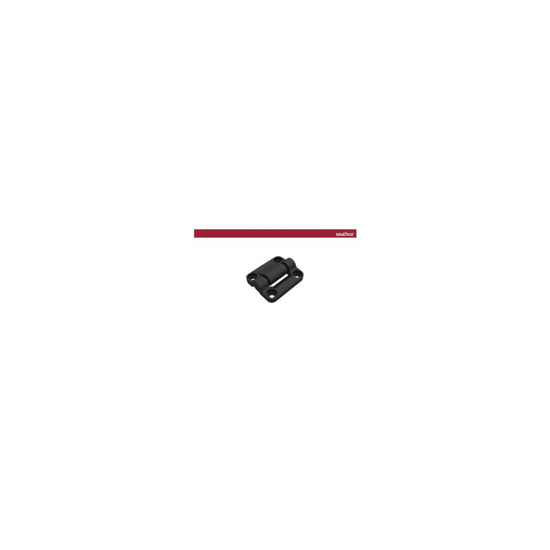 SOUTHCO Constant Torque Hinge, Asymmetric, 0.9 N⋅m, 0.6 N⋅m, Medium Size, Nylon, Natural, Black [E6-50-308F-20]