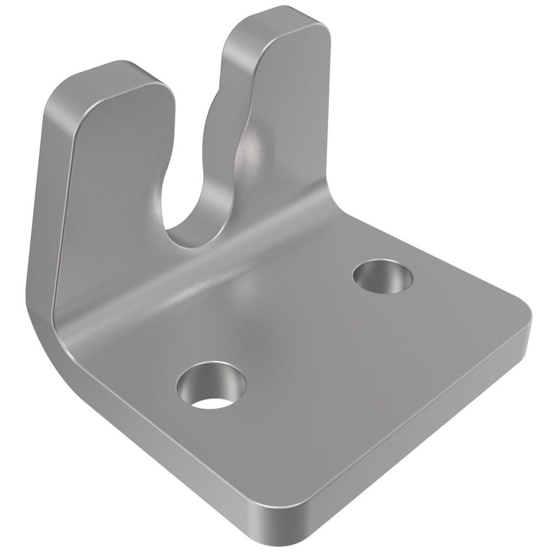 SOUTHCO Under-center Draw Latch Keeper, Stainless Steel, Natural [91-630-52]
