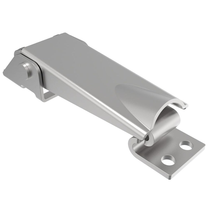 SOUTHCO Under-center Draw Latch Large Size, Steel, Zinc Plate, Bright chromate [91-752-07]