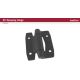 SOUTHCO Damping Hinge, Asymmetric, Reverse Torque 1.0 N-m (8.8 in-lbf), Heavy Duty Size, Aluminum Alloy, Powder Coat, Black [EC-10-610F1-50]