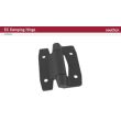 SOUTHCO Damping Hinge, Asymmetric, Reverse Torque 1.0 N-m (8.8 in-lbf), Heavy Duty Size, Aluminum Alloy, Powder Coat, Black [EC-10-610R3-50]