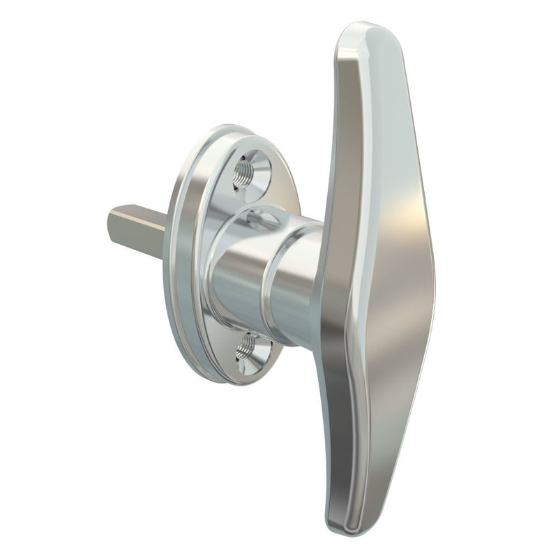 SOUTHCO Cam Latch T-Handle, Hand Operated, Zinc Alloy, Chrome Plated, Polished [92-50-103-10]