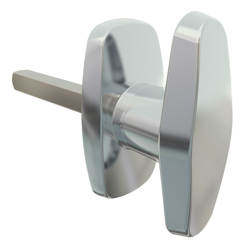 SOUTHCO Cam Latch Compact 'T' Handle, Hand Operated, Zinc Alloy, Chrome Plated, Polished [92-61-105-10]
