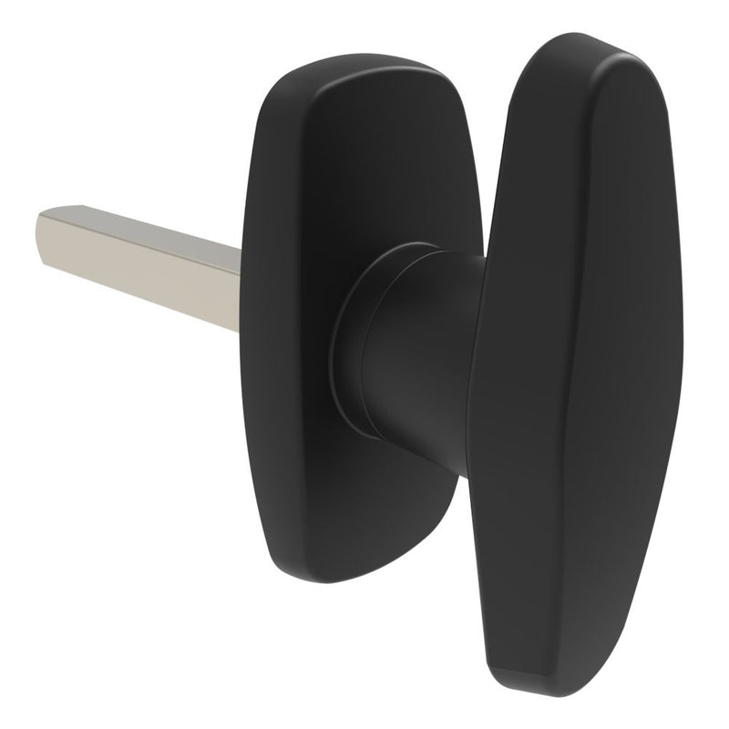 SOUTHCO Cam Latch Compact 'T' Handle, Hand Operated, Zinc Alloy, Powder Coat, Black [92-61-105-50]