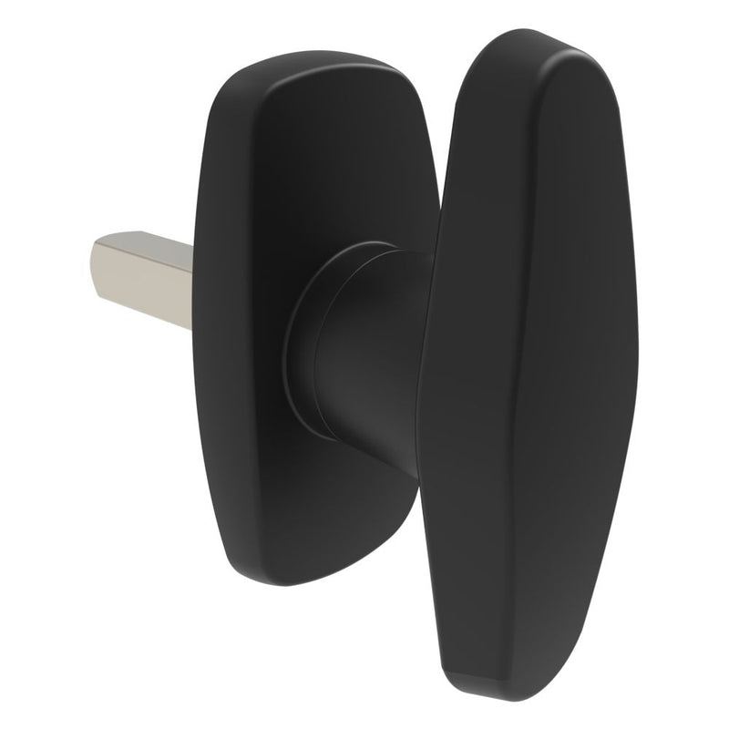 SOUTHCO Cam Latch Compact 'T' Handle, Hand Operated, Zinc Alloy, Powder Coat, Black [92-61-203-50]