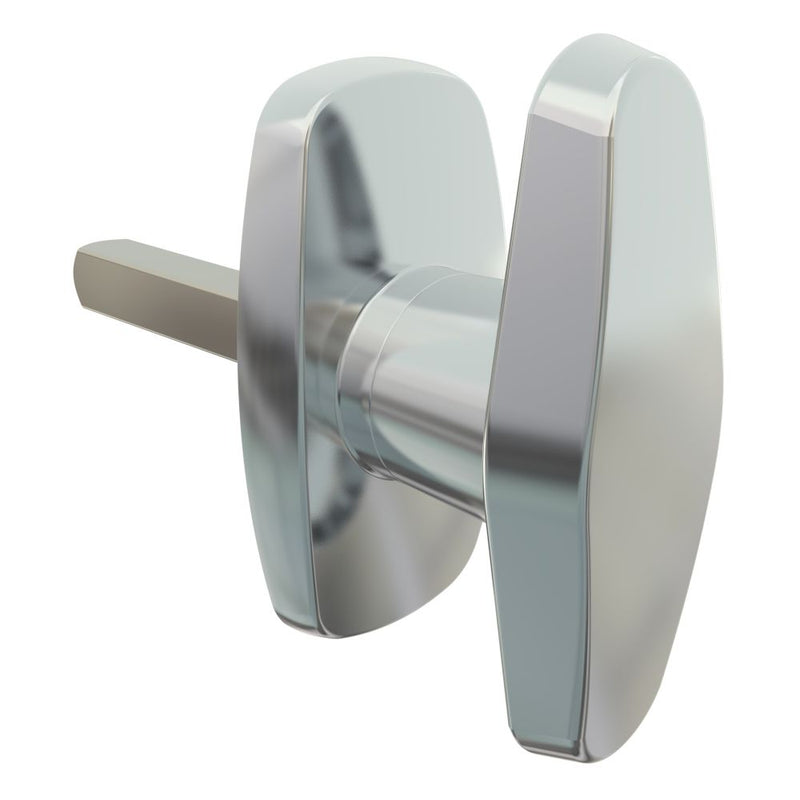SOUTHCO Cam Latch Compact 'T' Handle, Hand Operated, Zinc Alloy, Chrome Plated, Polished [92-61-204-10]