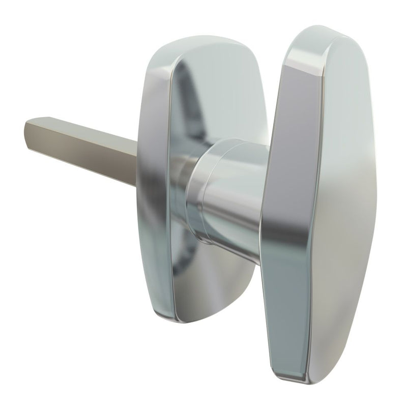 SOUTHCO Cam Latch Compact 'T' Handle, Hand Operated, Zinc Alloy, Chrome Plated, Polished [92-61-205-10]