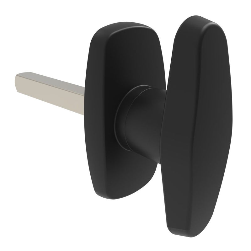 SOUTHCO Cam Latch Compact 'T' Handle, Hand Operated, Zinc Alloy, Powder Coat, Black [92-61-205-50]
