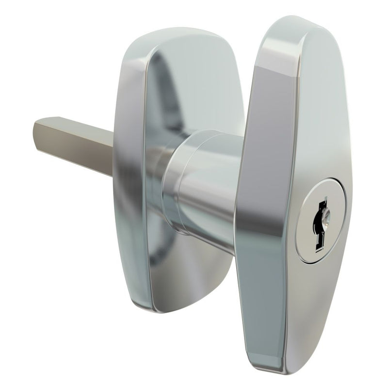 SOUTHCO Cam Latch Compact 'T' Handle, Hand Operated, Zinc Alloy, Chrome Plated, Polished [92-61-214-10]
