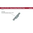 SOUTHCO Constant Torque Hinge, Asymmetric, Forward Torque 2.770 N-m (24.52 in-lbf), Reverse Torque 3.950 N-m (34.96 in-lbf), Mold-in, Zinc Alloy, Natural [ST-11P2-350RA-33]
