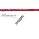 SOUTHCO Constant Torque Hinge, Asymmetric, Forward Torque 4.520 N-m (40.01 in-lbf), Reverse Torque 3.160 N-m (27.97 in-lbf), Mold-in, Zinc Alloy, Natural [ST-11P2-400FA-33]