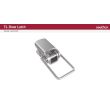SOUTHCO Toggle Style Draw Latch, Small Size, Exposed Mount, Steel, Zinc Plate, Bright chromate [TL-20-104-07]