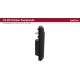 SOUTHCO Swinghandle Latch, Large Size - 150 mm (5.9 in), With Padlock Hasp, Use with Linear Actuator or as Single Point Latch, 8 mm Triangle DIN, Non-Sealed, Zinc Alloy, Powder Coated, Black [H3-60-477-050]