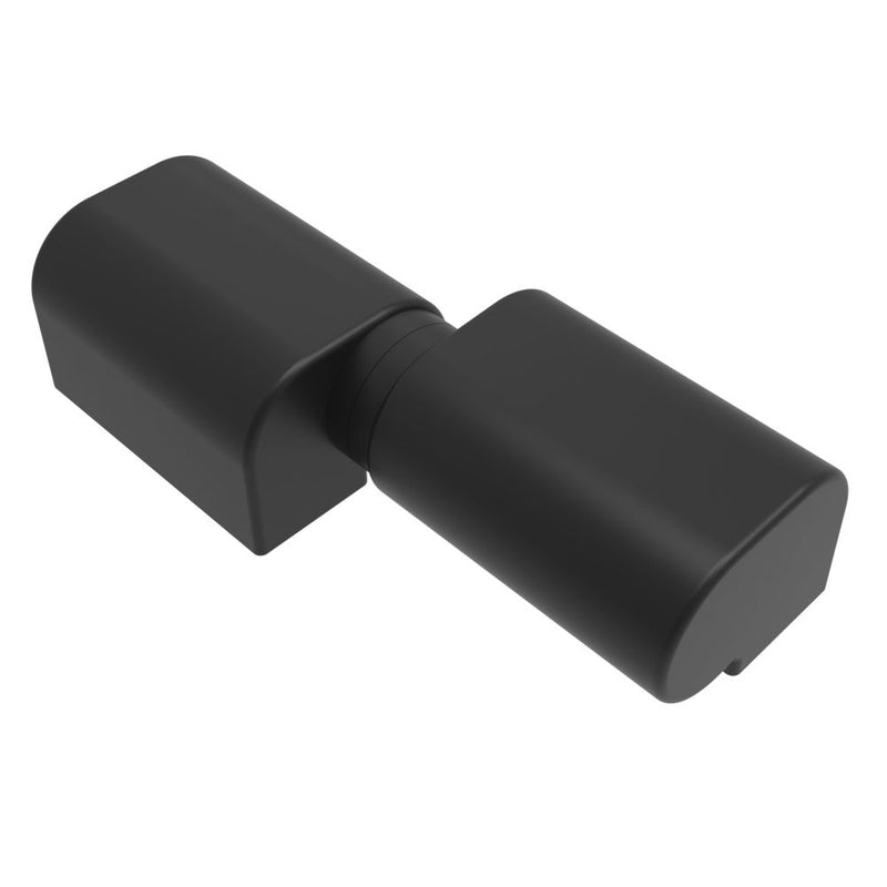 SOUTHCO Lift-Off Hinge Offset Knuckle Style, Concealed Mount, Glass Filled Nylon, Black [96-10-320-11]