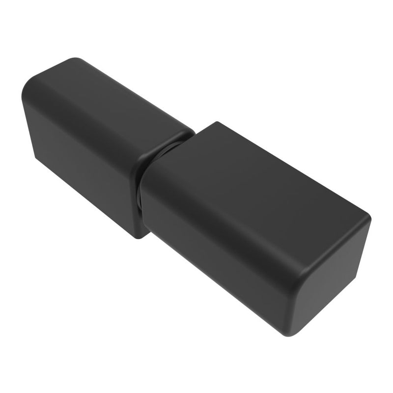 SOUTHCO Lift-Off Hinge In-line Knuckle Style, Concealed Mount, Zinc Alloy, Powder Coat, Black [96-10-500-50]