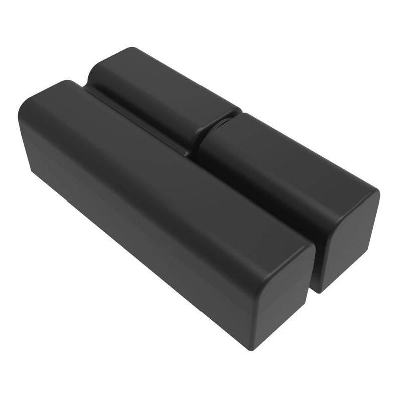 SOUTHCO Lift-Off Hinge Offset Knuckle Style, Concealed Mount, Zinc Alloy, Powder Coat, Black [96-10-520-50]