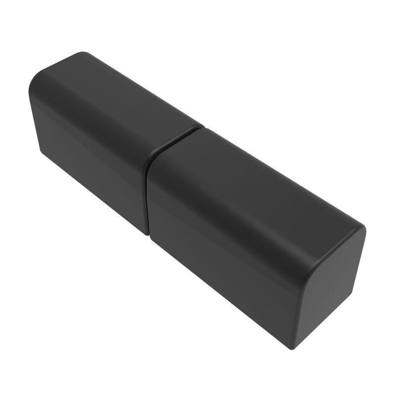 SOUTHCO Lift-Off Hinge In-line Knuckle Style, Concealed Mount, Zinc Alloy, Powder Coat, Black [96-50-500-50]