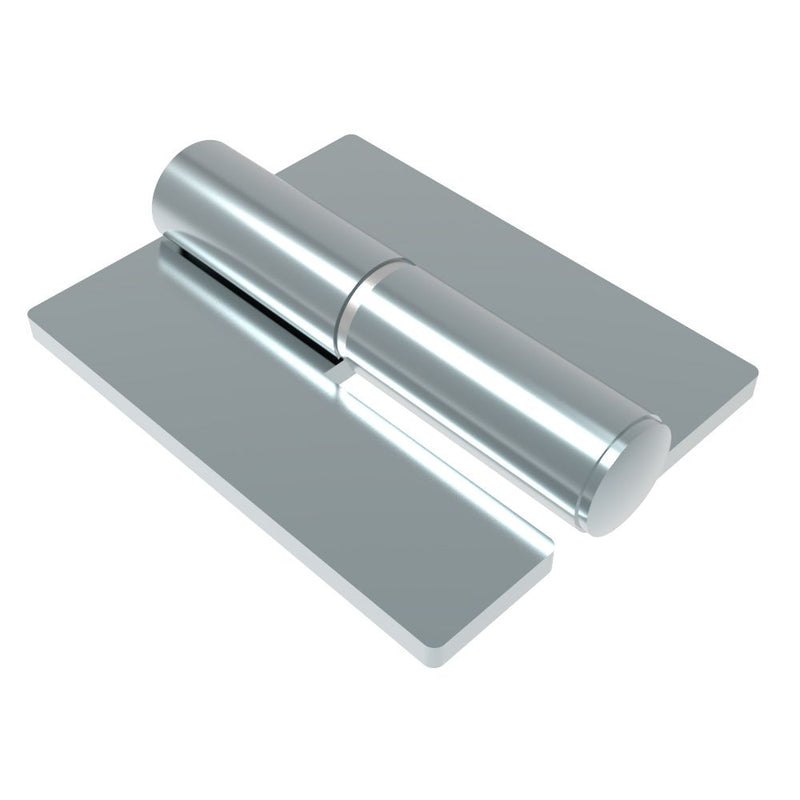 SOUTHCO Lift-Off Hinge In-line Knuckle Style, Concealed Mount, Steel, Blue Zinc, Blue [96-DHIMF-5040]