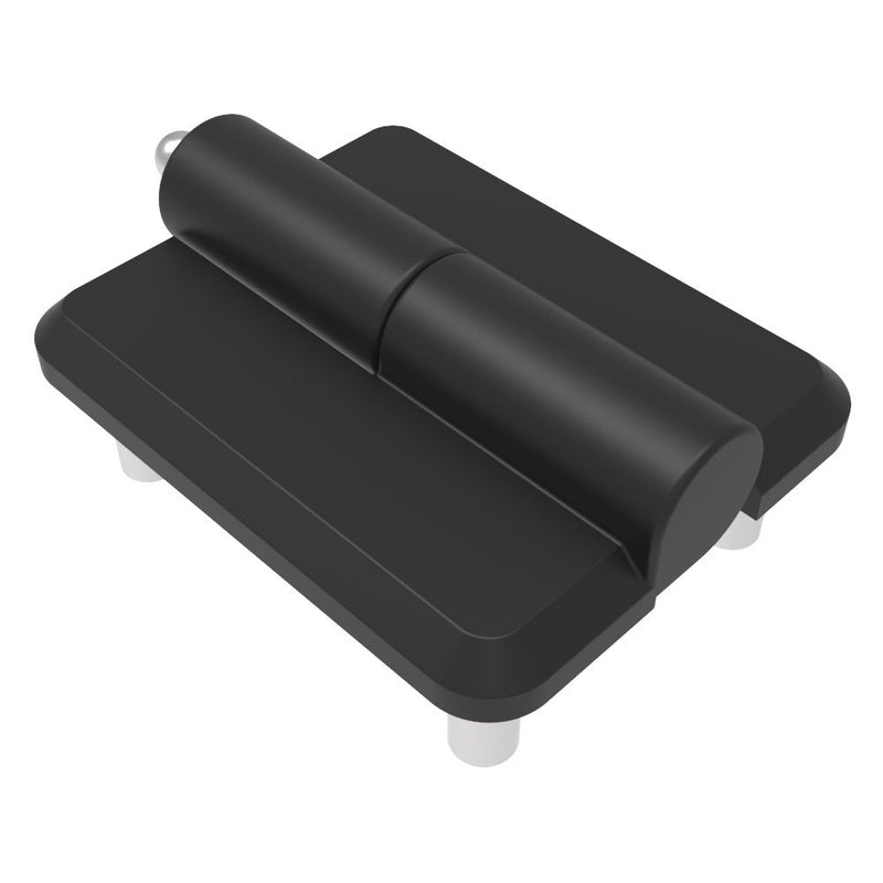 SOUTHCO Lift-Off Hinge In-line Knuckle Style, Concealed Mount, Zinc Alloy, Powder Coat, Black [96-DHLM-8060-GNLPC]