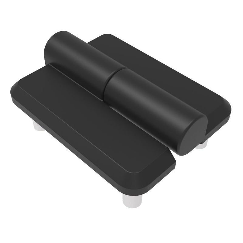 SOUTHCO Lift-Off Hinge In-line Knuckle Style, Concealed Mount, Zinc Alloy, Powder Coat, Black [96-DHLM-8060-R-PC]