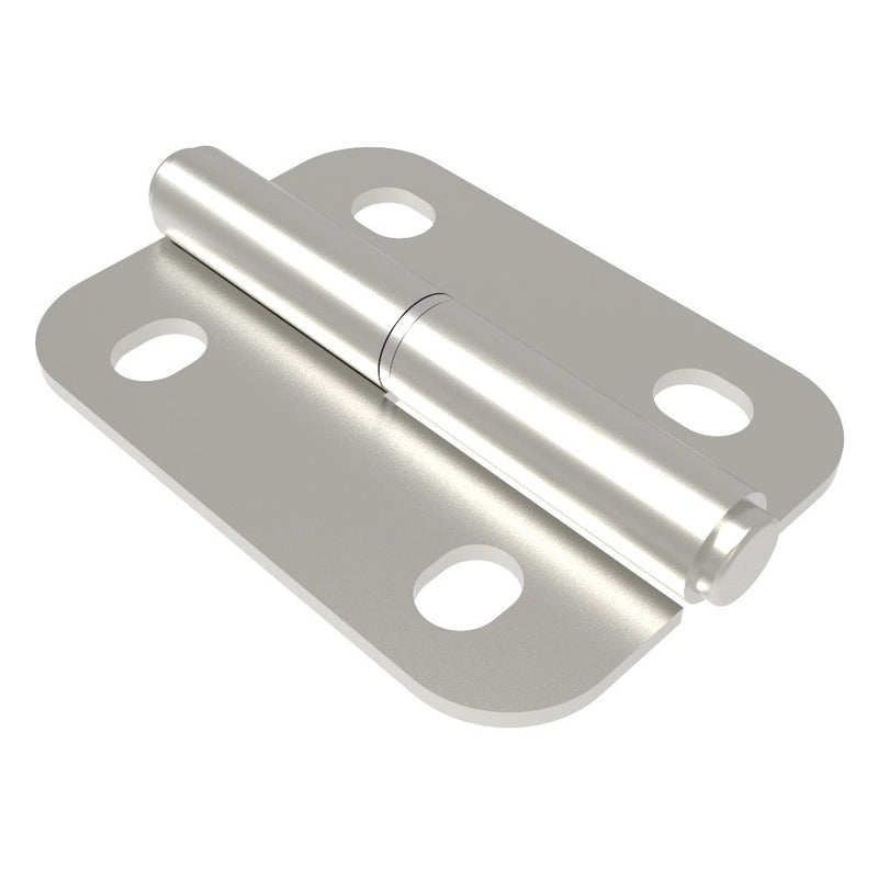 SOUTHCO Lift-Off Hinge In-line Knuckle Style, Concealed Mount, Stainless Steel, Electro Polish, Polished [96-DHLOM-10073-SSR]