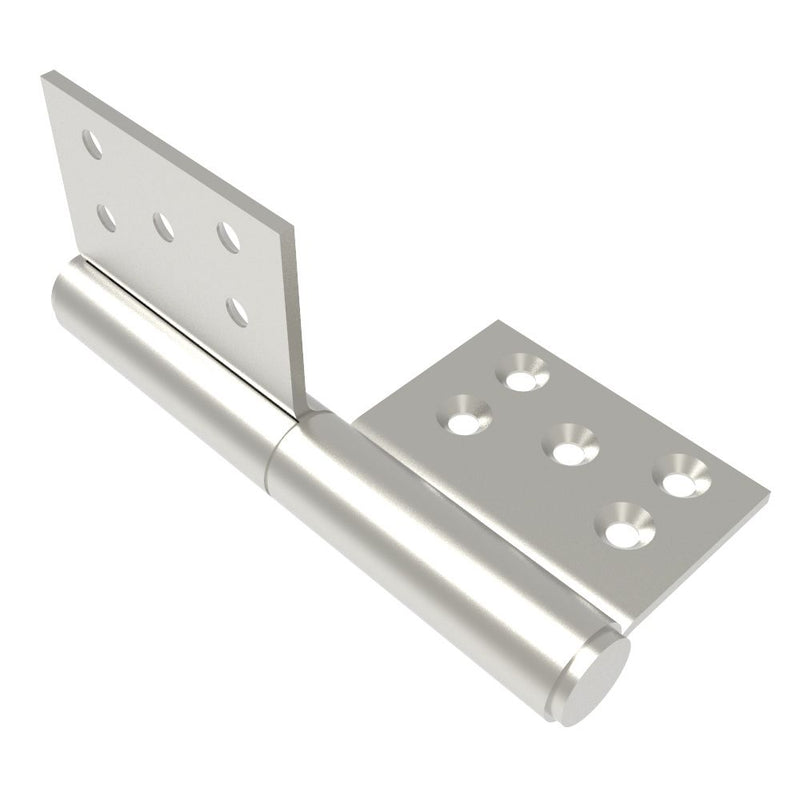 SOUTHCO Lift-Off Hinge In-line Knuckle Style, Concealed Mount, Stainless Steel, Electro Polish, Polished [96-DHLOM-130-SS-R]