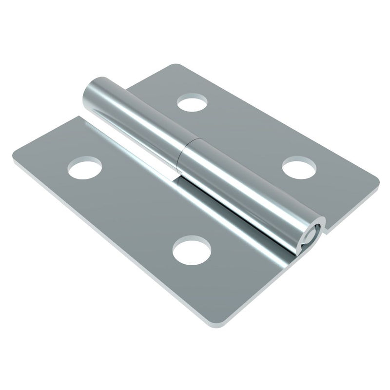 SOUTHCO Lift-Off Hinge In-line Knuckle Style, Concealed Mount, Steel, Blue Zinc, Blue [96-DHLOM-6048-L]