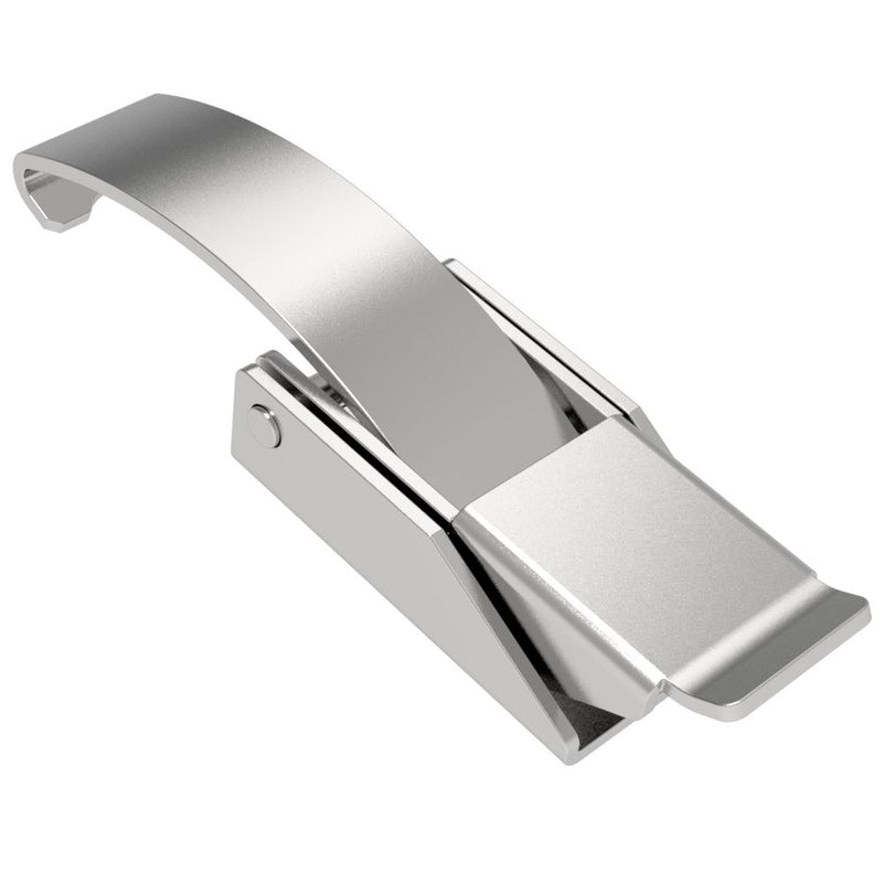 SOUTHCO Over-center Draw Latch Small Size, Handle Tab Up, No Keeper, Steel, Zinc Plate, Bright chromate [97-30-160-11]