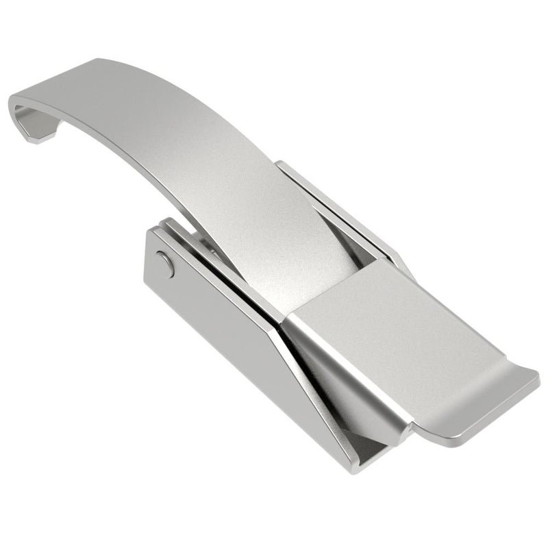 SOUTHCO Over-center Draw Latch Small Size, Handle Tab Up, No Keeper, Stainless Steel, Passivated [97-30-160-12]