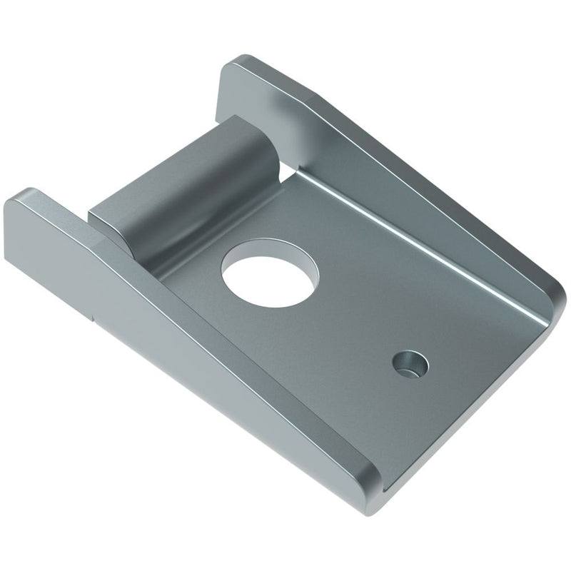 SOUTHCO Over-center Draw Latch Small Size, Concealed Keeper (single hole with locating lug), Steel, Zinc Plate, Bright chromate [97-37-101-11]