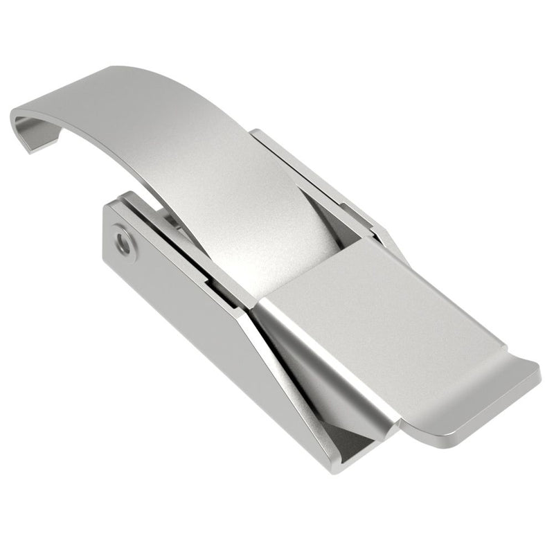 SOUTHCO Over-center Draw Latch Medium Size, Handle Tab Up, No Keeper, Stainless Steel, Passivated [97-50-130-22]