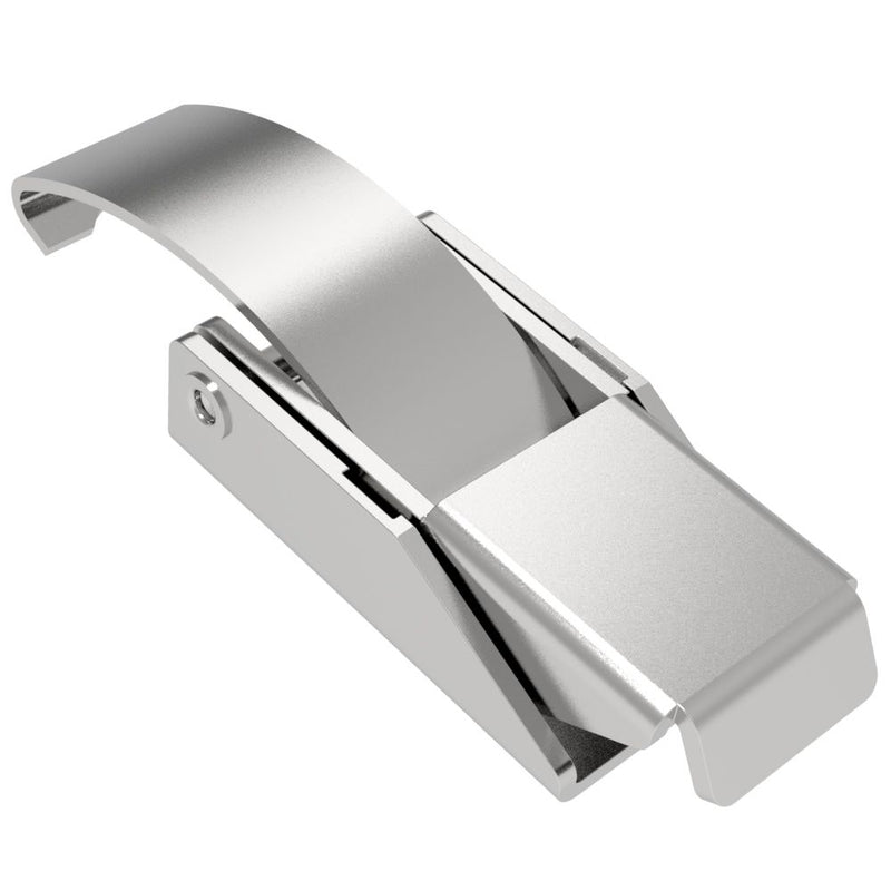 SOUTHCO Over-center Draw Latch Medium Size, Tab Down, No Keeper, Steel, Zinc Plate, Bright chromate [97-50-270-21]